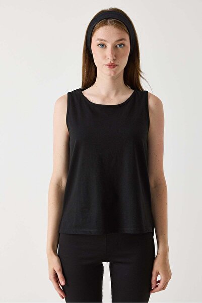 Raneel Kazançlı Alışveriş Women's Zero Sleeve Cross Back Design Tank Top Black