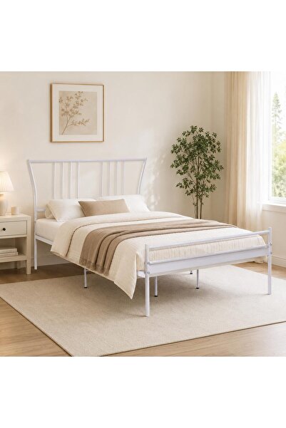 SAHABA Bed Frame with Headboard and Footboard, Modern Minimalist, Noise Free,...
