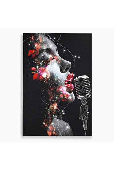 Luxcanva Tablou Canvas Cantareata Stralucitoare 80x120 cm pe Sasiu Lemn Canta...