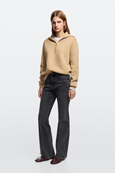 Massimo Dutti Orta bel çan kesim jean