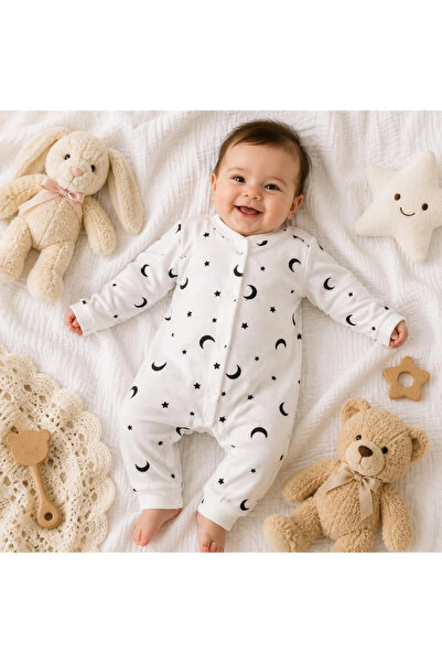 BEBELON AY YILDIZ BASKILI BEBEK TULUM