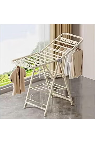 KEKE 1.8M Foldable Clothes Drying Rack | Indoor & Outdoor Laundry Dryer | Spa...