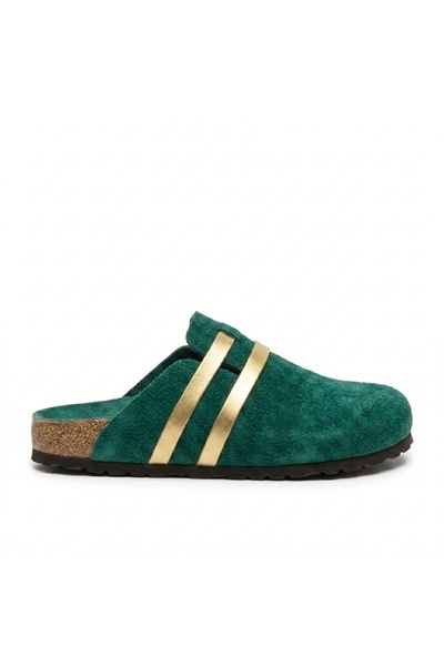Bequemere Mc401-Sue Green Genuine Suede Leather Modular Velcro Striped Unisex...