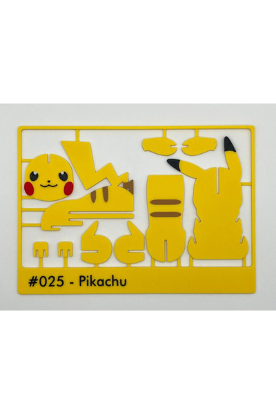 Pikachu Temalı 3D Baskı Puzzle