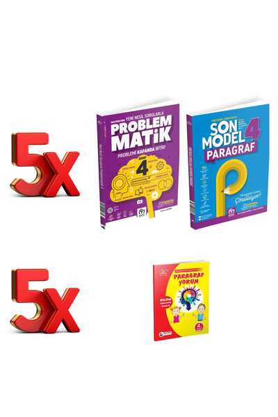 Model Eğitim Yayınları 4.SINIF PROBLEMMATİK VE SON MODEL PARAGRAF + BİLSEM PA...
