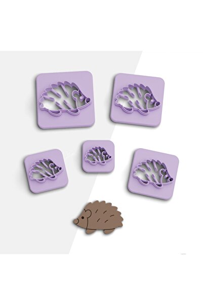 flament aşk Hedgehog Polymer Clay Cutting Mold, Earring Mold, Cookie Mold, Ce...