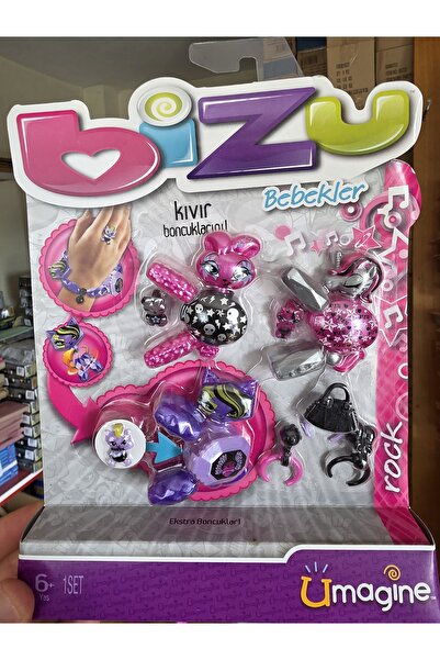 Genel Markalar Bizu Dönüşebilen Boncuk Bebekler 3'lü Set – Rock Temalı Takı v...