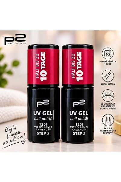 Generic Brand Set of 2 UV Gel P2 nail polishes