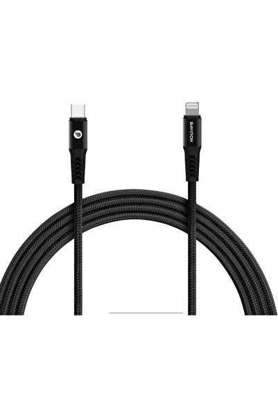 baykron كابل من النوع سي إلى لايتنينج بطول 2 متر، BA-C2L-BLK2.0