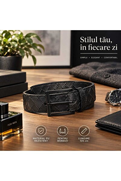 Generic Brand Curea elegantă pentru bărbați – 105 cm