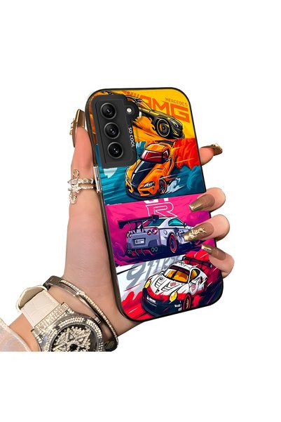 ucuc Stylish Case for Samsung Galaxy S21 Fe Gtr Race Car Themed Hard Acrylic ...