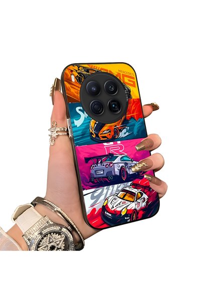 ucuc Stylish Case for Tecno Camon 40 Premier Gtr Racing Car Theme Hard Acryli...