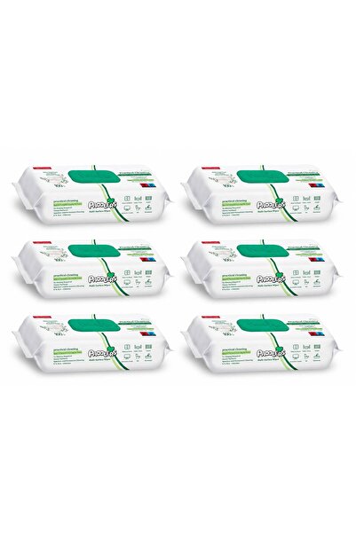 Paddlers Set 6x 100 Servetele umede multisuprafete EasyClean White Soap