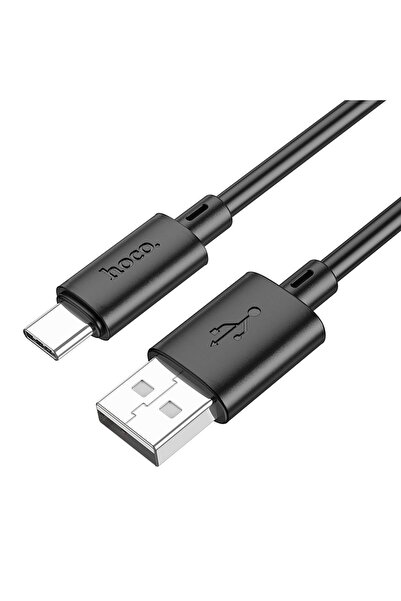 hoco. Cablu date și încărcare USB-A la USB-C, 1 m, Hoco X88, negru