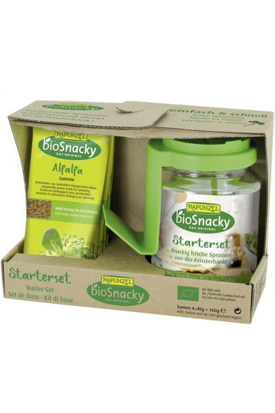 BioSnacky Rapunzel Set Starter pentru Germinat /Bio 4x40g