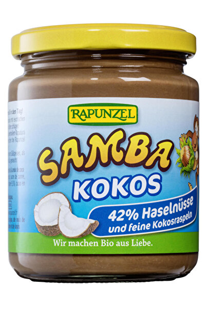 Rapunzel Gem (Crema) Samba cu Alune si Cocos Ecologica/Bio 250g