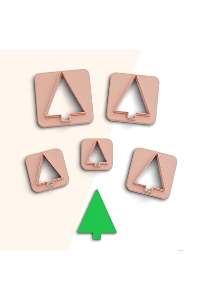 flament aşk Pine Tree Polymer Clay Cutting Mold, Earring Molds, Cookie Mold, ...