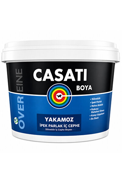 Casati YAKAMOZ İPEK PARLAK TAM SİLİNEBİLİR İÇ CEPHE BOYASI