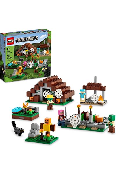 LEGO مجموعة ألعاب بناء القرية المهجورة من ماينكرافت 21190 للأطفال، الأولاد وا...