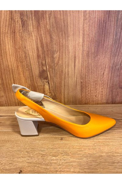 NİSH EXCLUSİVE Handmade Genuine Leather Shoes with Lace-Up Detail and Heels