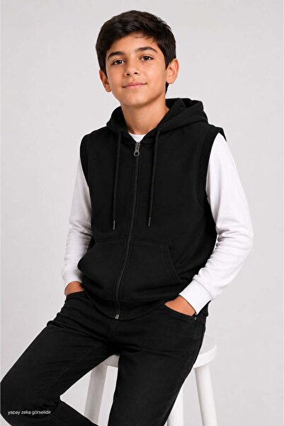 ModaPlaza Children's Combed Cotton 2-Strand Vest 04911-1