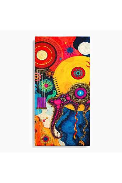 Luxcanva Tablou Canvas Universul Abstract 60x120 cm pe Sasiu Lemn Abstract Sp...