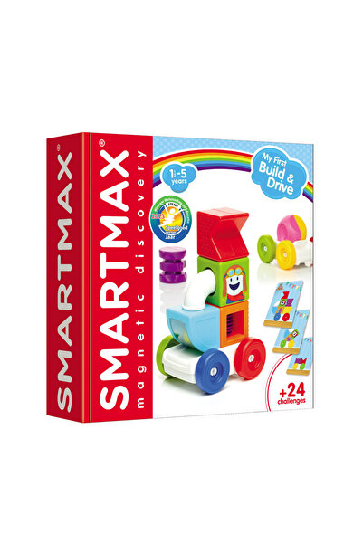 Smart Games Σετ μαγνητικών τουβλακίων Smartmax My first build Drive, + 18 μήνες