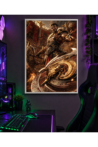 Miutic Print Studio Tablou Gaming League of Legends – Draven, Gladiatorul Spe...