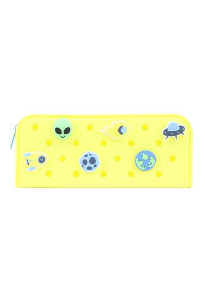 Midi Pencil Case with Decorative Embellishments
