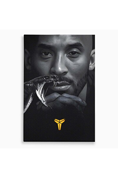 Luxcanva Tablou Canvas Mamba Neagra 70x100 cm pe Sasiu Lemn Portret Sport Leg...