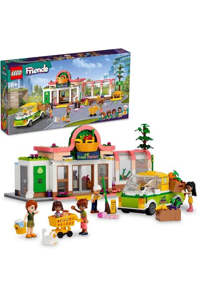 LEGO مجموعة بناء متجر البقالة العضوي TBD Friends 41729