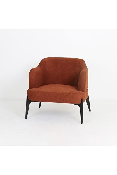 Baytonia Single Armchair Ciment - Orange and Black
