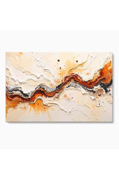 Luxcanva Tablou Canvas Flux Abstract 100x70 cm pe Sasiu Lemn Abstract Textura...