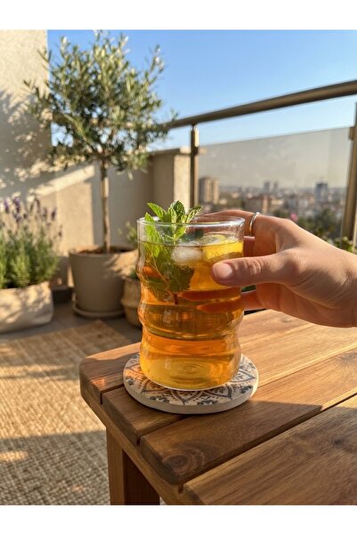 modalonga size ne lazım? كوب/مزهرية زجاجية شفافة بتصميم منقوش 15x8 سم