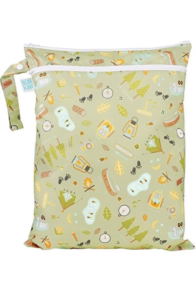 Bumkins Waterproof Wet Bag, Washable, Reusable for Travel, Beach, Pool, Strol...