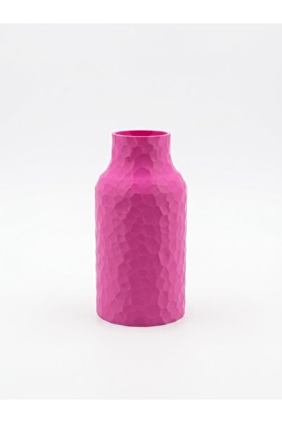 Genel Markalar 3D Baskı Modern Dokulu Pembe Vazo - Dekoratif Çiçeklik & Masa ...