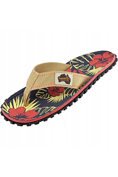 GUMBIES Japonki Islander denim hibiscus 36 EU
