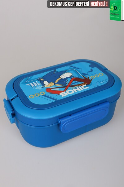 Sonic X Dekomus Licensed 3 Compartment Lunch Box / Lunch Box