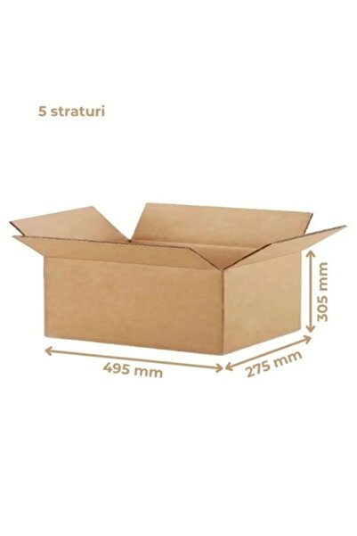 EVOBOX Set de 20 cutii de mutare din carton, CO 5, 495 x 275 x 305 mm