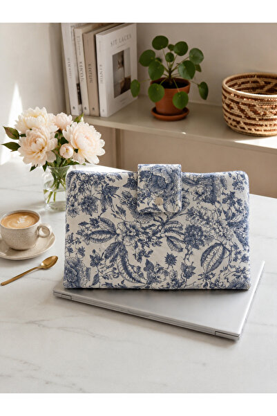 GÖKDAĞ BEDDING Handmade Toile Pattern Quilted Laptop Cover