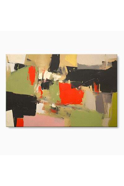 Luxcanva Tablou Canvas Abstract Contemporan 70x50 cm pe Sasiu Lemn Abstract M...