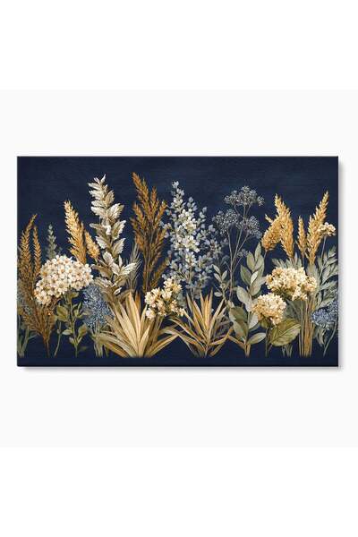 Luxcanva Tablou Canvas Flori De Camp Nocturne 70x50 cm pe Sasiu Lemn Flori Na...