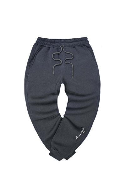 HENRY CLOTHING -6-353-φόρμα καλλιγραφίας -γκρι