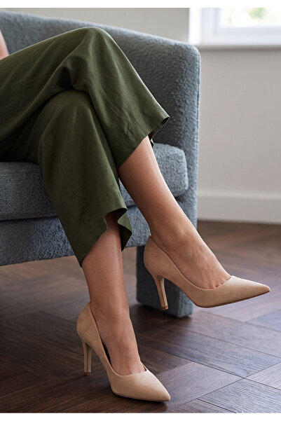 B T Shoes Samyla V2 μπεζ στιλέτο παπούτσια