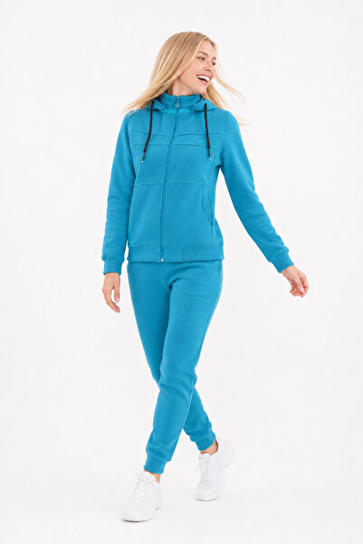 FORE SPORT Women's Zippered 3 Thread Raster Hooded Set