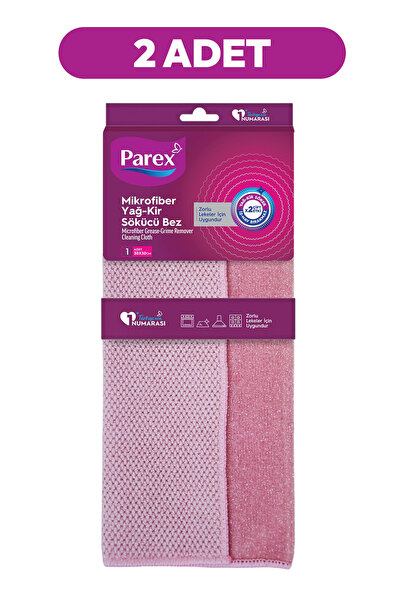 Parex Mikrofiber Yağ-Kir Sökücü Bez İkili Paket