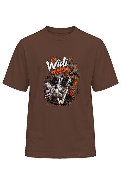 WİDİ تي شيرت مطبوع عليه عبارة Hunting Unisex Hunting and Dog Hunting - تي شير...