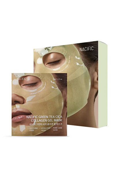 Nacific Green Tea Collagen Gel Mask 4EA