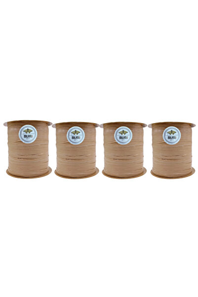 Milano Fir de rafie cu textură moale 07 No Caramel 4 bucăți 400 gr 1000 Mt fi...