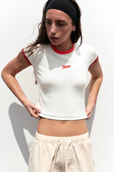 Pull & Bear STWD grafik baskılı tişört